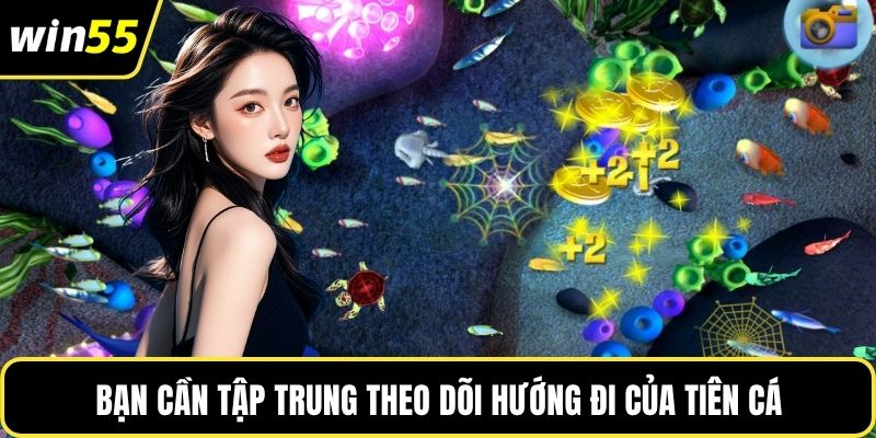 Bạn cần tập trung theo dõi hướng đi của tiên cá