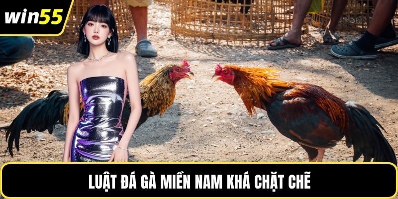 Luật đá gà miền Nam khá chặt chẽ