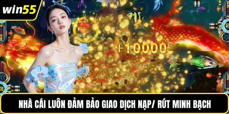 Nhà cái luôn đảm bảo giao dịch nạp/ rút minh bạch