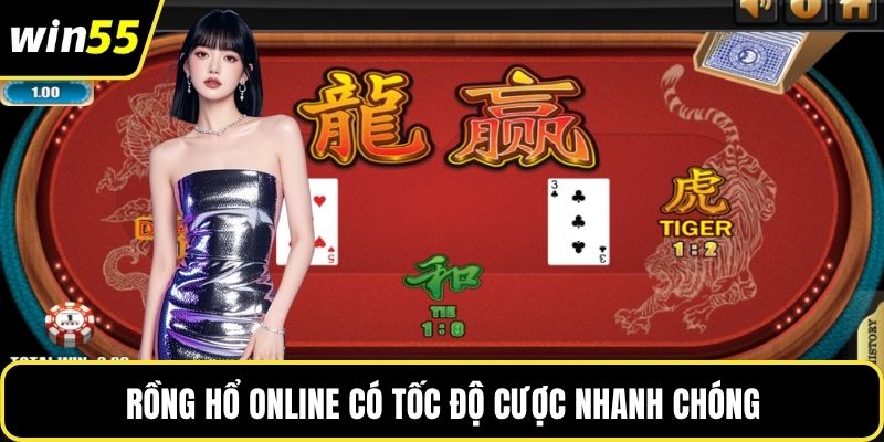 Rồng hổ online có tốc độ cược nhanh chóng